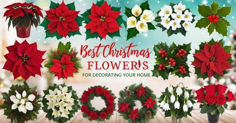 Best Christmas Flowers for Decorating Your Home for the Holiday