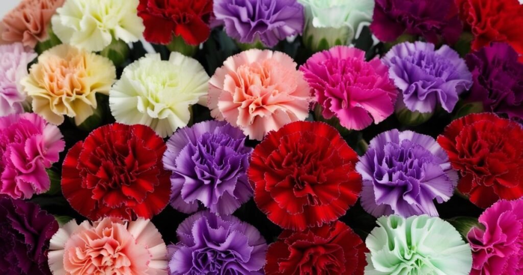 Carnations as Best flowers for Birthday Wish 