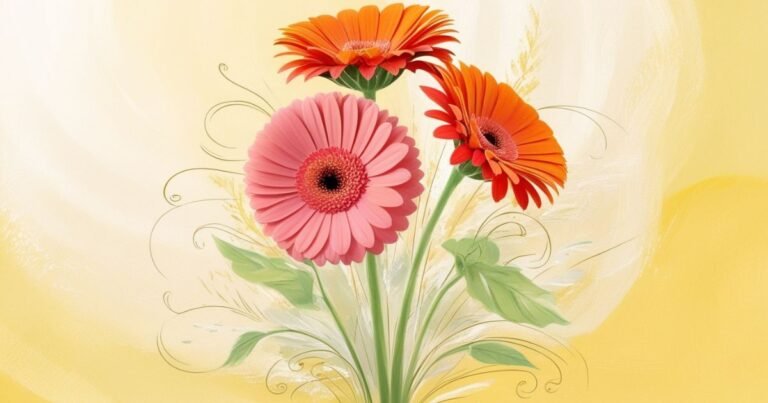 Gerbera Flower Meaning And Symbolism: A Journey of Colors & Emotions