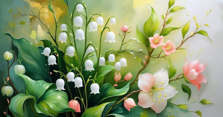 May Birth Flowers & Meanings: Lily of The Valley & Hawthorn